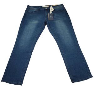 Tailor Vintage Canaan Slim Fit Stretch Jeans Men's Size 38 x 30 Dark Wash Blue